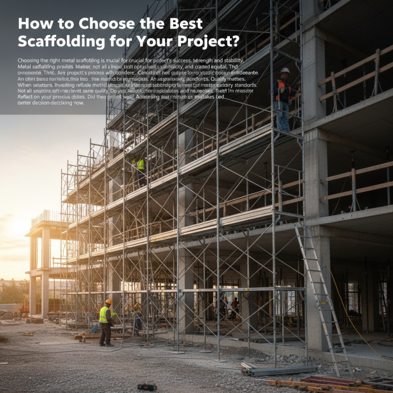 How to Choose the Best Metal Scaffolding for Your Project?