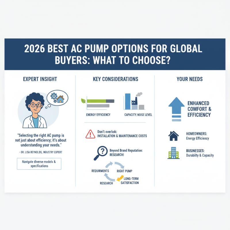 2026 Best Ac Pump Options for Global Buyers What to Choose?