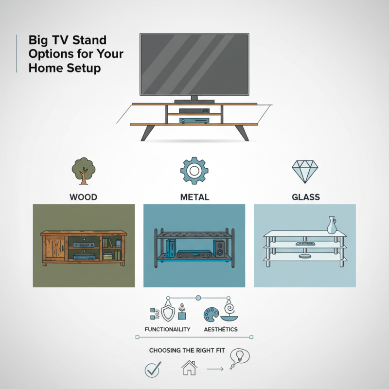 Best Big TV Stand Options for Your Home Setup?
