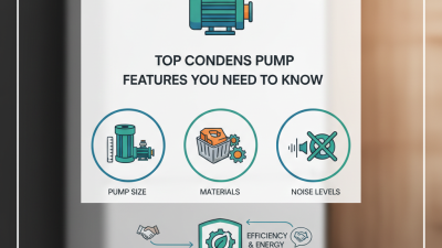 Top Condens Pump Features You Need to Know?