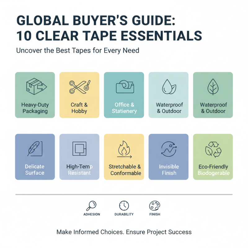 Top 10 Clear Tape Options for Global Buyers to Consider?