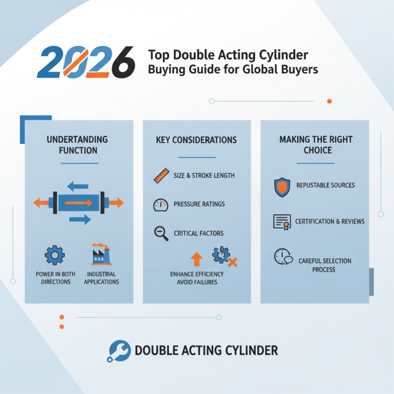 2026 Top Double Acting Cylinder Buying Guide for Global Buyers