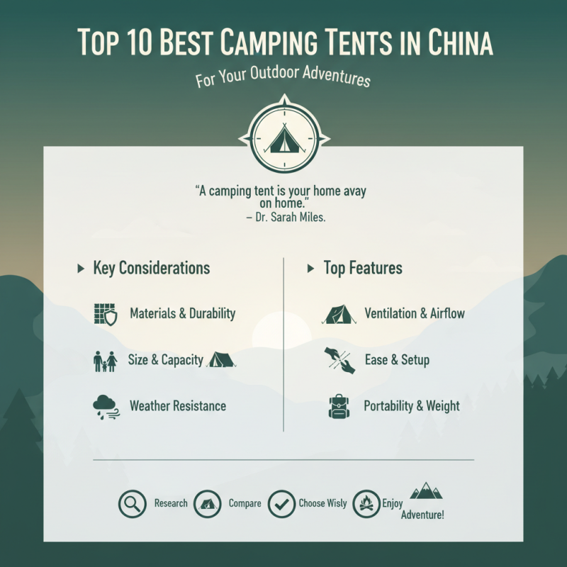 Top 10 Best Camping Tents in China for Your Outdoor Adventures?