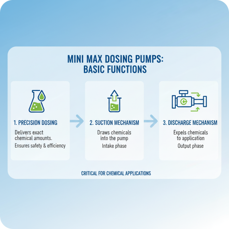 How to Choose the Right Mini Max Dosing Pumps for Your Needs?