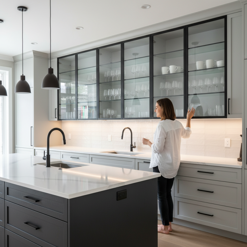 How to Choose Aluminum Frames for Kitchen Glass Cabinets?