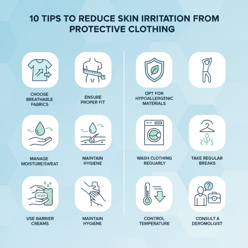 10 Tips to Reduce Skin Irritation from Protective Clothing?