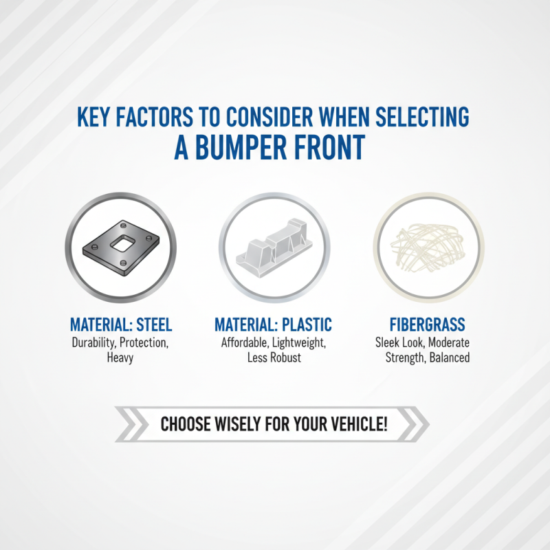 How to Choose the Right Bumper Front for Your Vehicle?