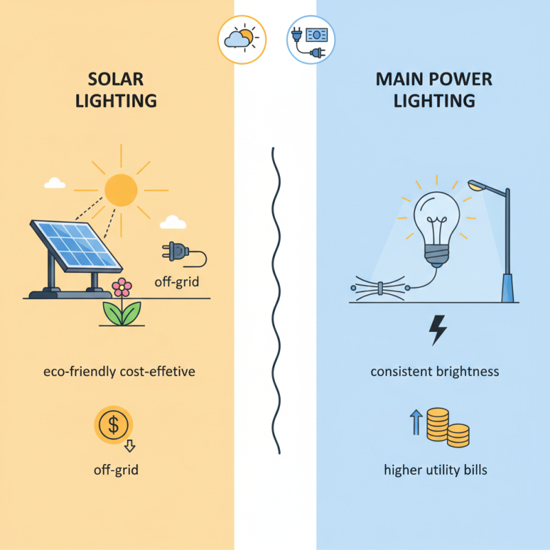 Difference Between Solar and Main Power Lighting Explained?