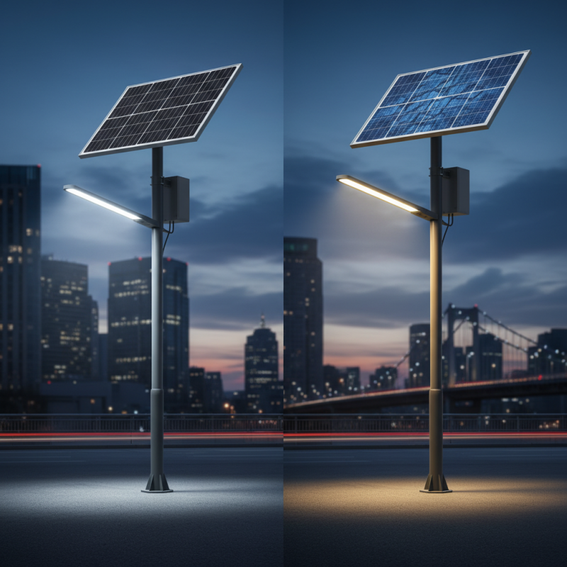 Why Choose Monocrystalline for Street Lights Over Polycrystalline?