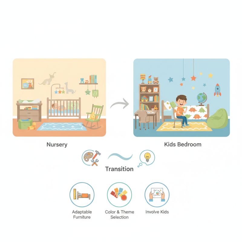 How to Transition Your Nursery into a Kids Bedroom?