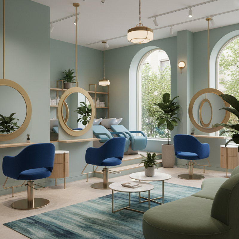 Why Choosing the Right Color Scheme for Salon Furniture Matters?
