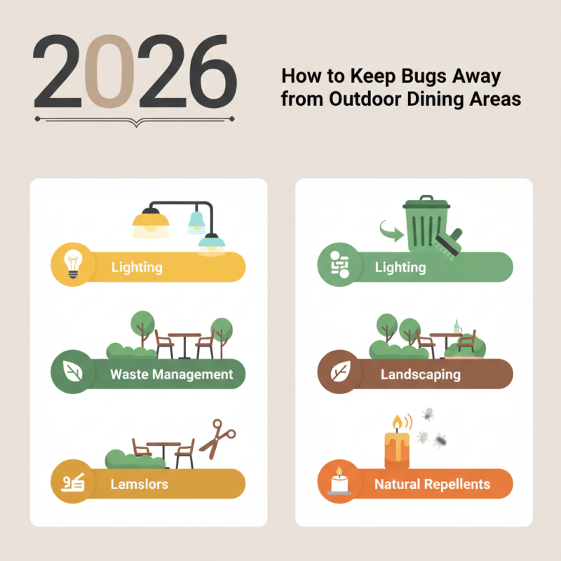 How to Keep Bugs Away from Outdoor Dining Areas in 2026
