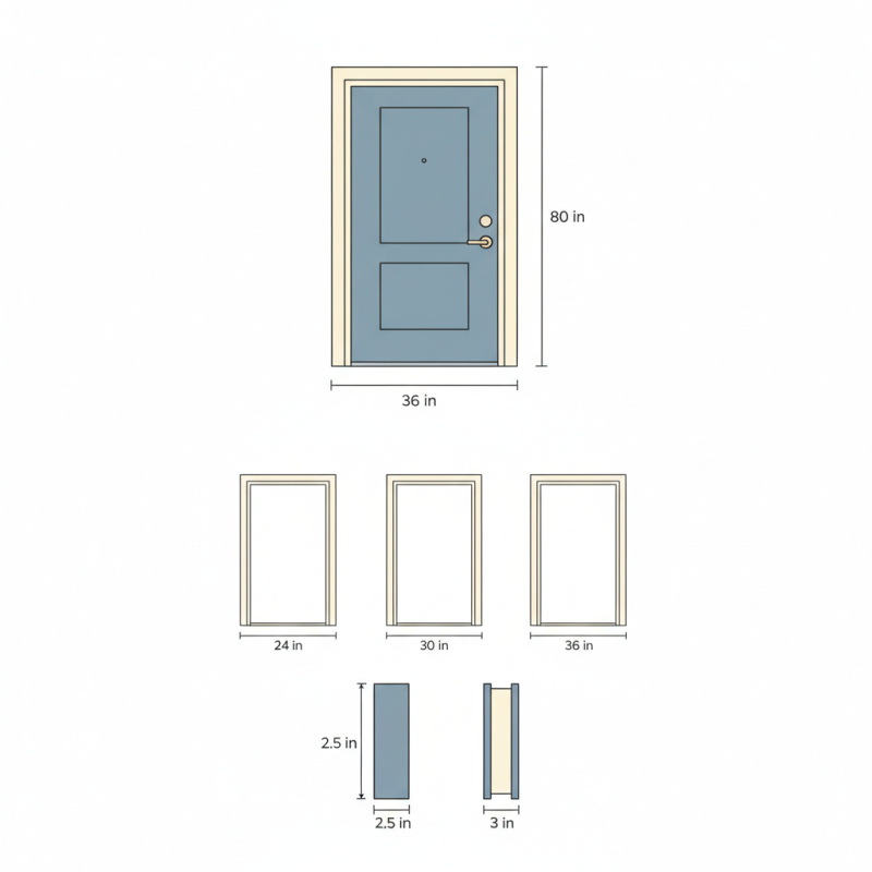 What is the Standard Size for Door Frames and Casings?