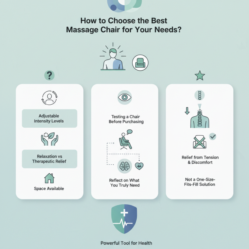 How to Choose the Best Massage Chair for Your Needs?