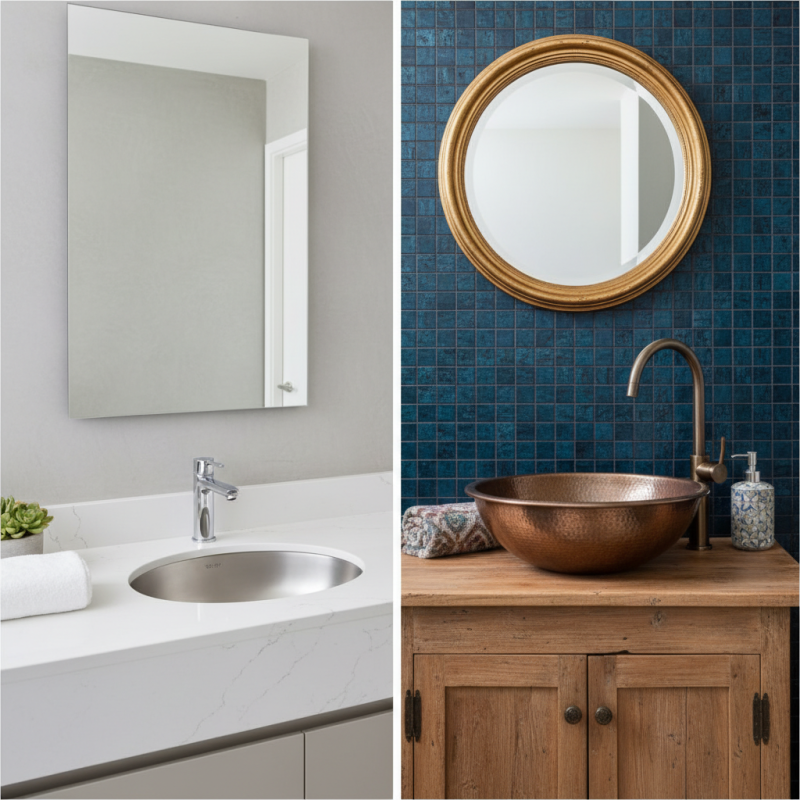 Top 10 Differences Between Undermount and Vessel Sinks?