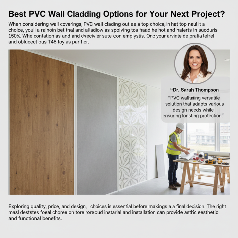 Best PVC Wall Cladding Options for Your Next Project?