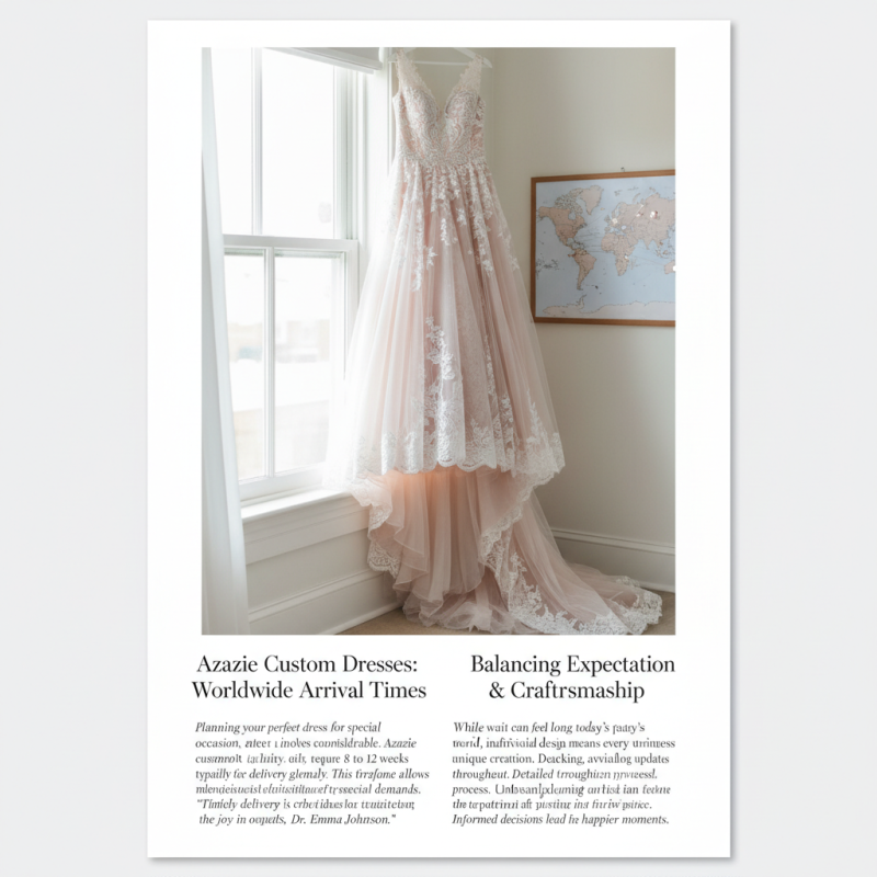 How Long for Azazie Custom Dresses to Arrive Worldwide?