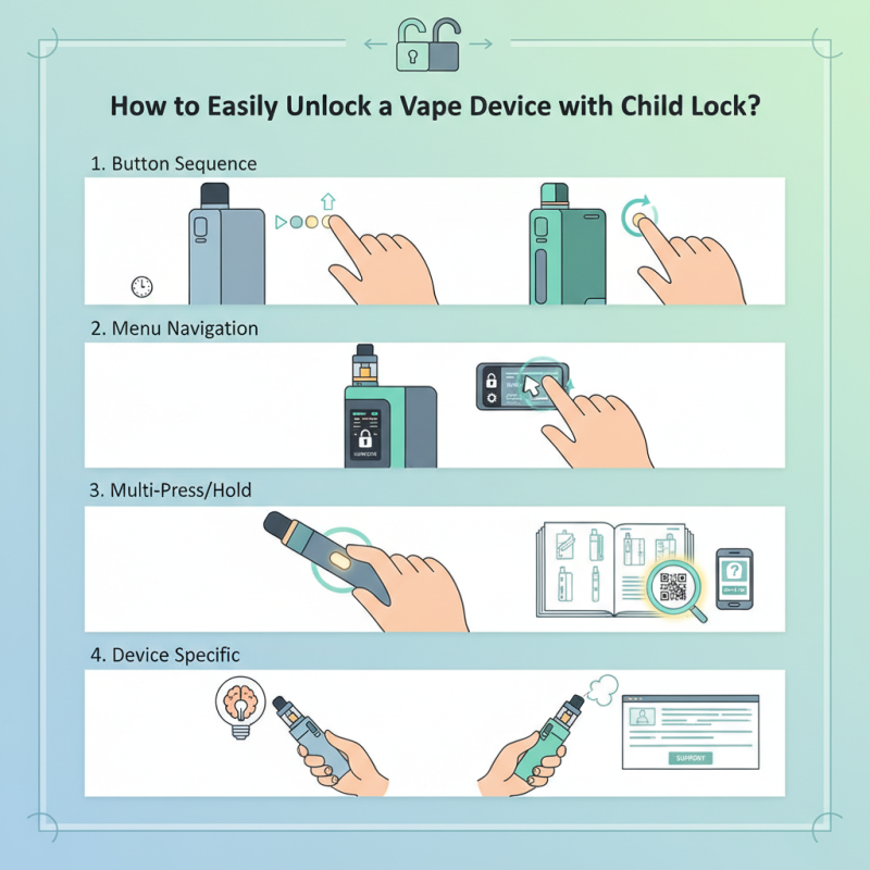 How to Easily Unlock a Vape Device with Child Lock?