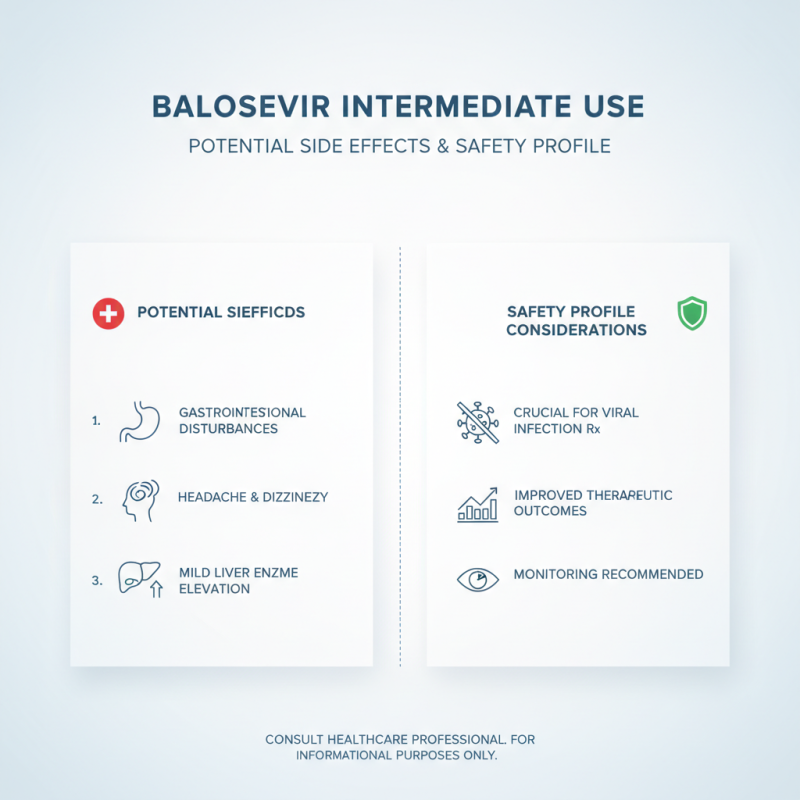 What is the Role of Intermediate Of Balosevir in Treatment?