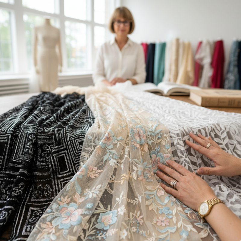How to Choose the Best Embroidered Netting Fabric for Your Needs?