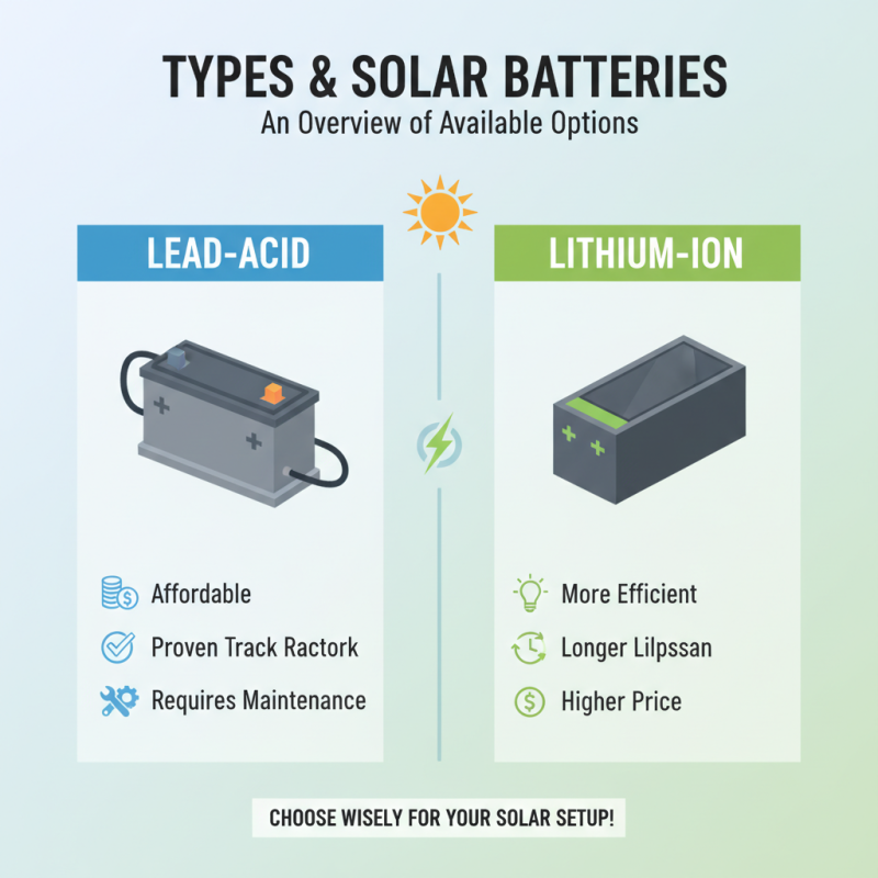 How to Choose the Best Solar Battery for Your Needs?