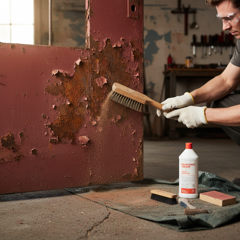 How to effectively remove rust from old steel doors?