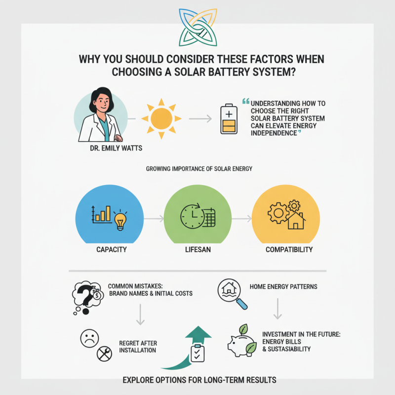 Why You Should Consider These Factors when Choosing a Solar Battery System?