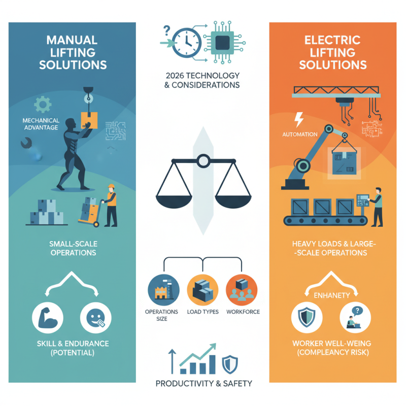 Choosing Between Manual and Electric Lifting Solutions in 2026?