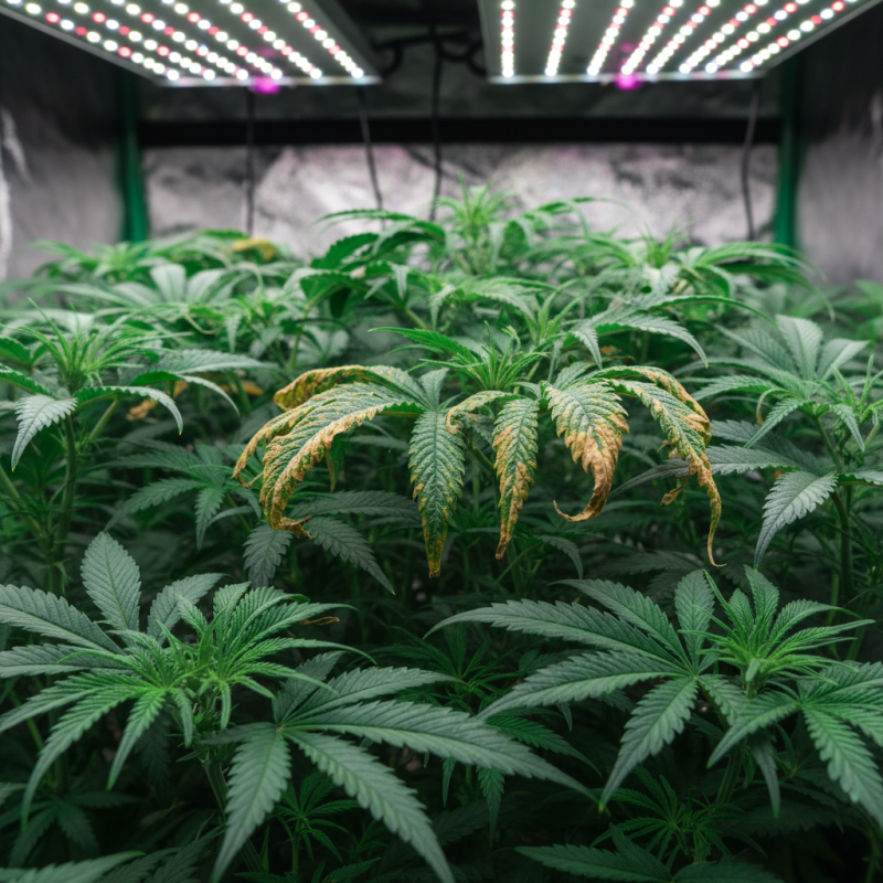 How to prevent light burn on your plant canopies?