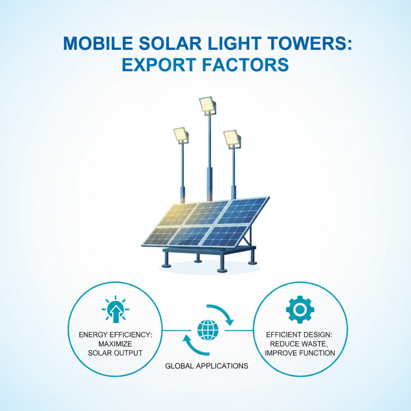 2026 Top Mobile Solar Light Tower Buying Guide for Exporters?