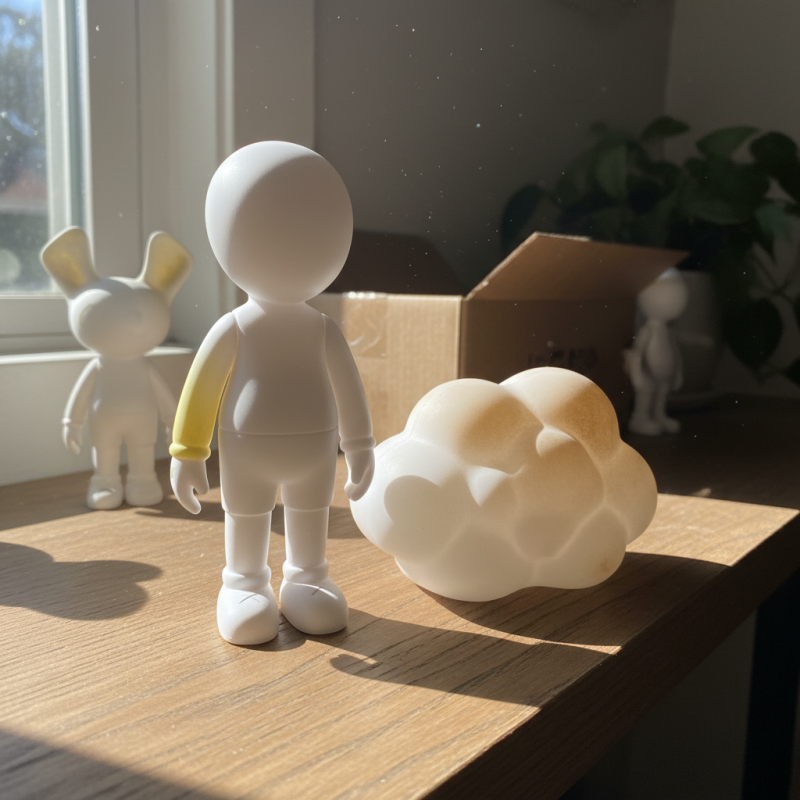 Why Do Custom White Toys Turn Yellow Over Time?