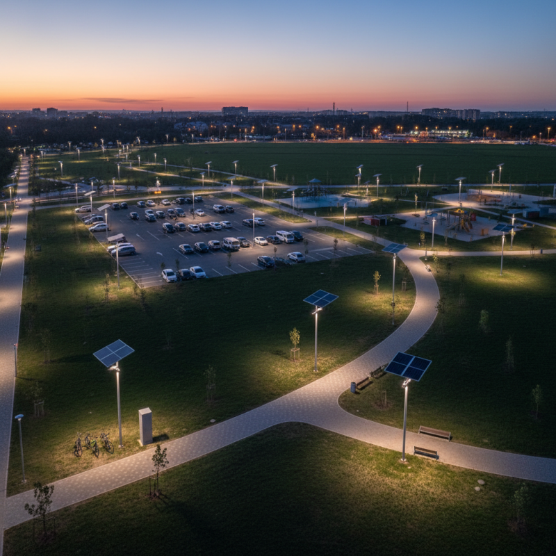 How to Design a Solar Lighting System for Large Areas?
