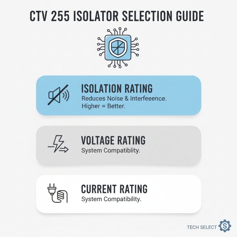 How to Choose Ctv 255 Isolator En Verre for Your Needs?
