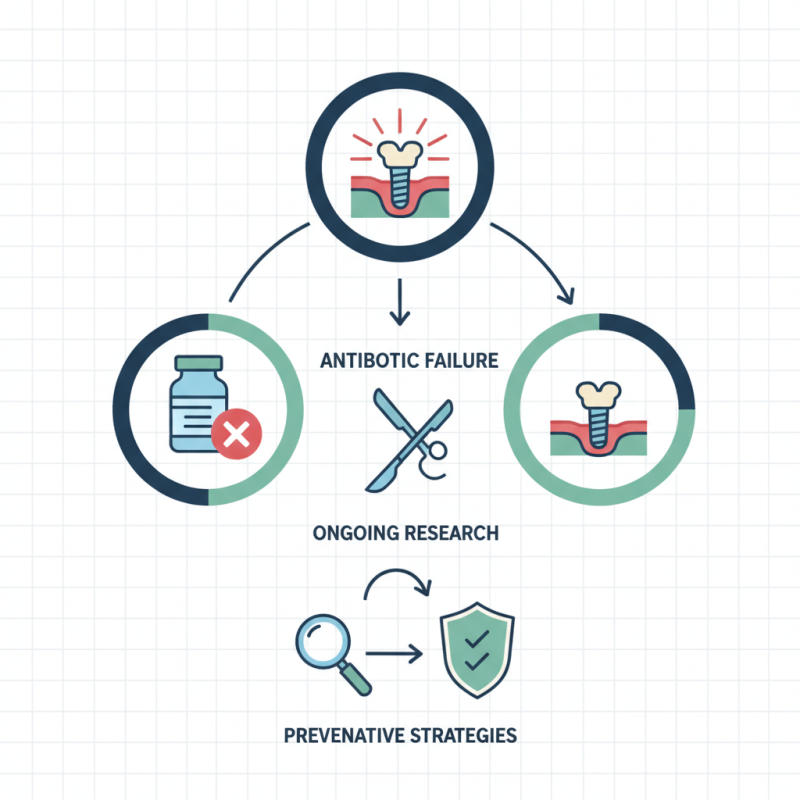 How are implant infections treated effectively?