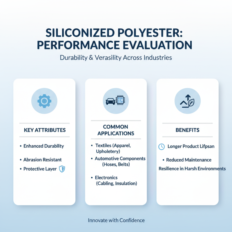 How to Choose the Right Siliconized Polyester for Your Needs?