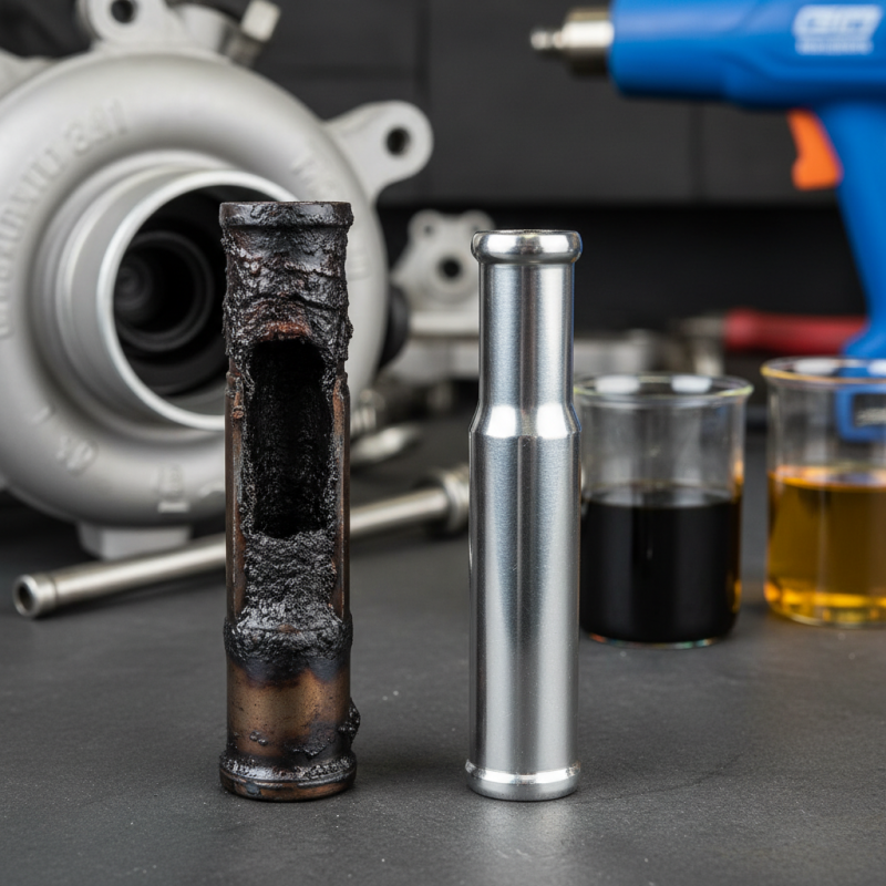 Why Do Turbo Oil Feed Pipes Accumulate Carbon Buildup?