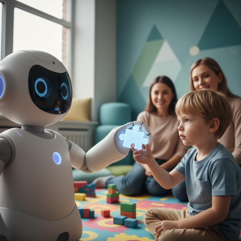Why Can a Robot Assist a Child with Autism?