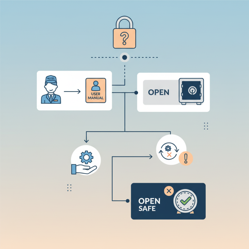 How to reset a hotel safe master code easily?