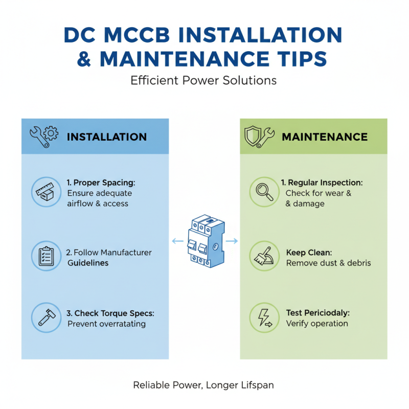 The Best DC MCCB Options for Efficient Power Solutions?