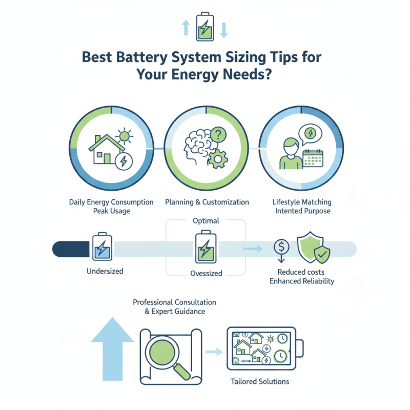 Best Battery System Sizing Tips for Your Energy Needs?