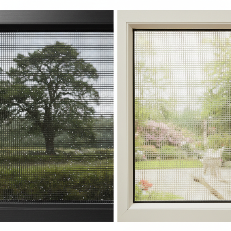 How to Choose Between Metal and Fabric Window Screens?