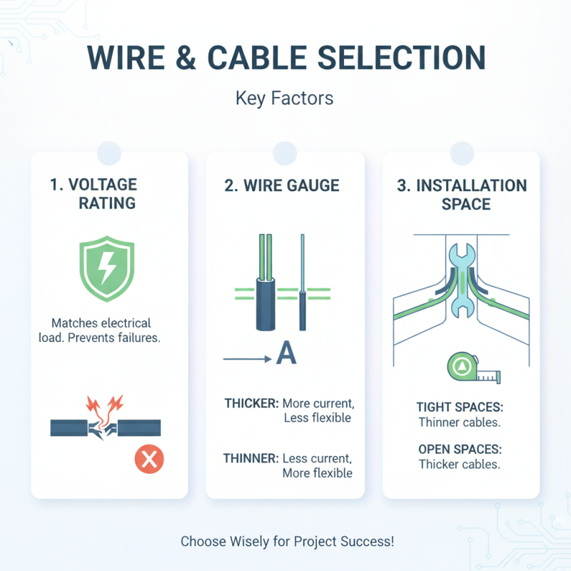 How to Choose the Right Wire and Cable for Your Project?