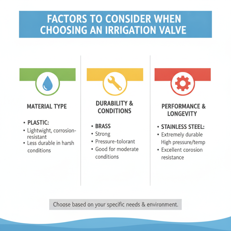Best Irrigation Valve Options for Global Buyers to Consider?