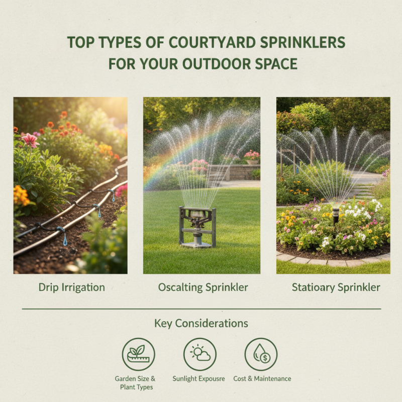 Top Types of Courtyard Sprinklers for Your Outdoor Space?