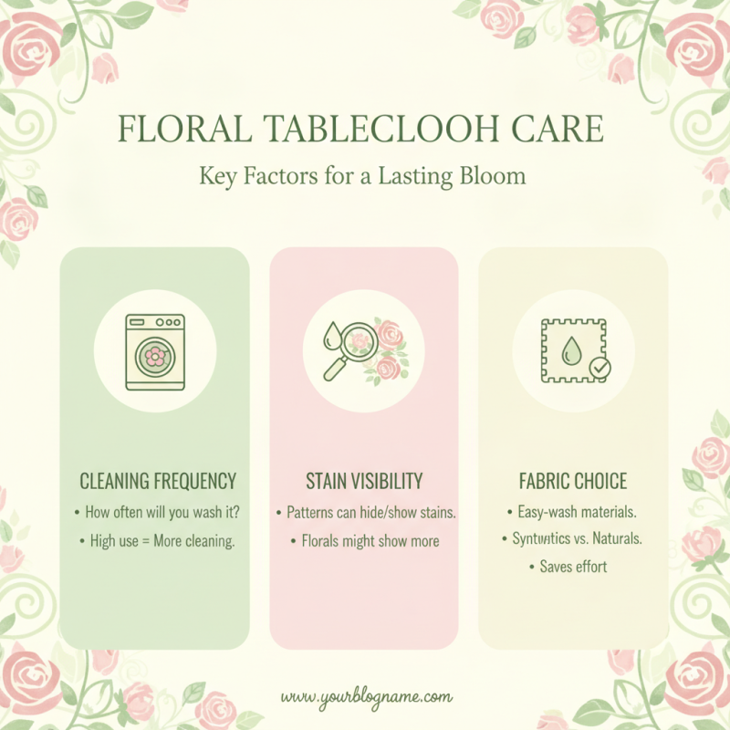 How to Choose the Perfect Floral Tablecloth for Any Event?