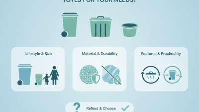 How to Choose the Best Garbage Totes for Your Needs?