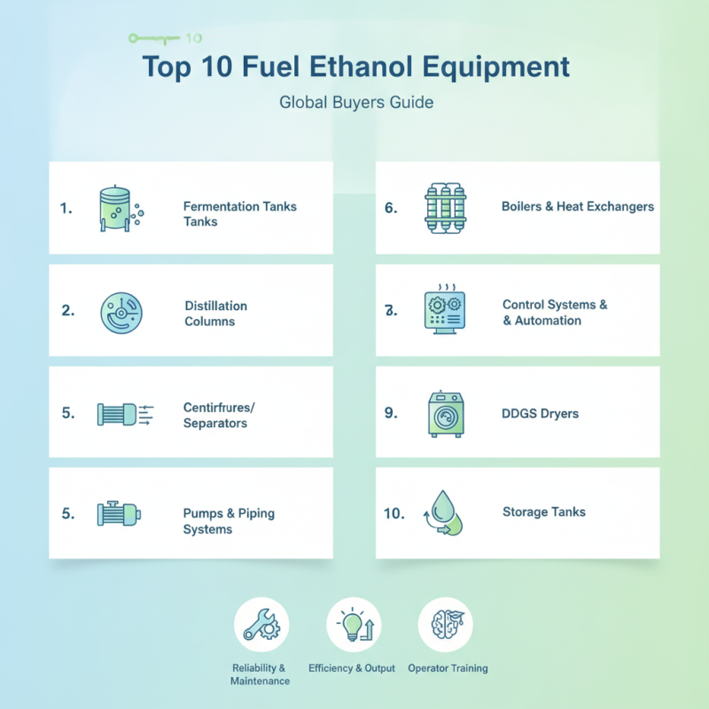 Top 10 Fuel Ethanol Equipment for Global Buyers?