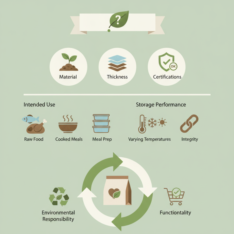 How to Choose the Best Biodegradable Food Bags for Your Needs?