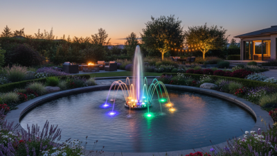 Why Choose a Floating Pond Fountain With Lights for Your Garden?
