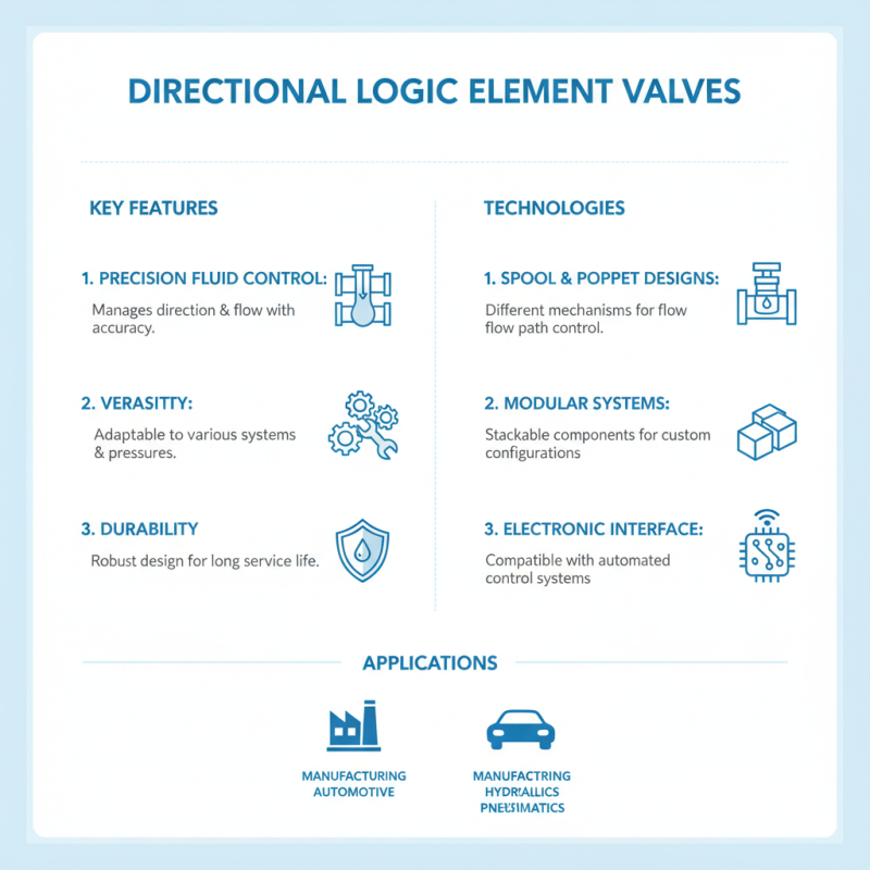 China Top Directional Logic Element Valves for Global Buyers?